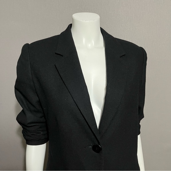 ⭐️Sag Harbor Black 100% Wool Blazer Sz-12P - Picture 2 of 5
